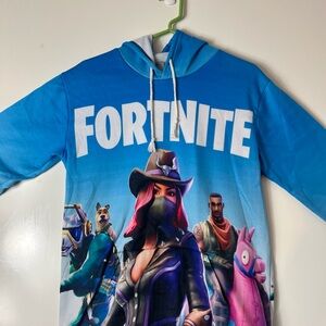Fortnite Kids Blue Hoodie